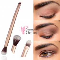 Pensula de make-up S Grey Silver 28 E&B Flafi Brush cu 2 capete 